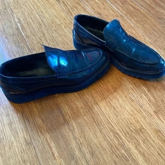 Men’s original Model Thompson blue loader style shoes size 45 - US12 - Picture 1 of 9
